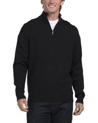 TJ Maxx - Double Knit Quarter Zip Sweater For Nylon/Polyester/Rayon - Lyst