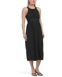 TJ Maxx - Linen Blend Halter Midi Dress For Linen/Rayon - Lyst