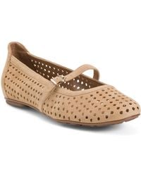 TJ Maxx - Wide Suede Aria Perf Casual Mary Jane Flats For - Lyst