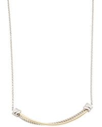 TJ Maxx - 14Kt And Sterling Bar Necklace For - Lyst