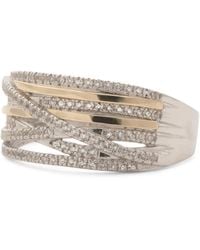 TJ Maxx - Sterling And 14Kt Topaz Multi Swirl Ring - Lyst