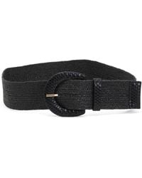 TJ Maxx - Woven Raffia Stretch Belt With Faux Leather Buckle For - Lyst