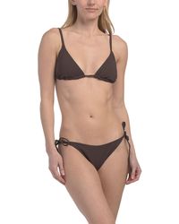 TJ Maxx - Ribbed Triangle String Two-Piece Bikini Swimsuit For Nylon/Polyester - Lyst
