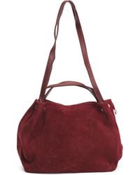 TJ Maxx - Suede Satchel Crossbody, /Suede - Lyst