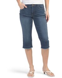 TJ Maxx - Ab Tech Skimmer Jeans With Frayed Cuffs For Spandex/Cotton/Polyester - Lyst