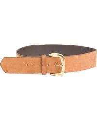 TJ Maxx - Suede Square Buckle Belt, /Suede - Lyst