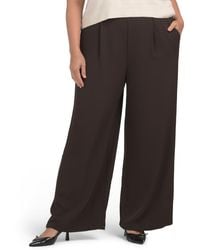 TJ Maxx - Plus Luxe Crepe Pull On Pants For Spandex/Polyester - Lyst
