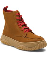 TJ Maxx - Nubuck Leather Gorp Lace Up Booties For - Lyst