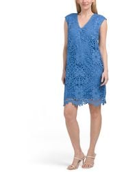 TJ Maxx - Lace Mini Shift Dress For Polyester - Lyst