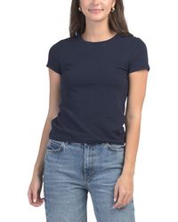 TJ Maxx - Crew Neck Cap Sleeve Top For Polyester/Rayon - Lyst
