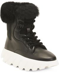 TJ Maxx - Leather Tura Foa Lined Cuff Boots For Leather/Suede - Lyst