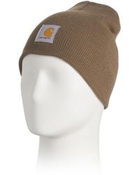 TJ Maxx - Knit Logo Patch Beanie For Acrylic - Lyst