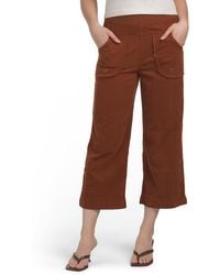 TJ Maxx - Corduroy Trumble Crop Pants For Spandex/Cotton - Lyst
