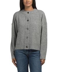 TJ Maxx - Button Down Cardigan With Pockets, Nylon/Spandex/Polyester - Lyst