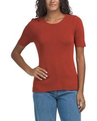TJ Maxx - Short Sleeve Knit Top For Polyester/Rayon - Lyst