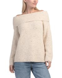 TJ Maxx - Yadira Off The Shoulder Sweater, Nylon/Spandex/Polyester - Lyst