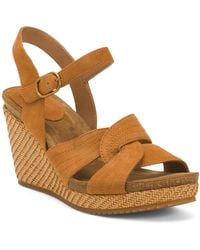TJ Maxx - Suede Clarissa Comfort Wedge Sandals For - Lyst
