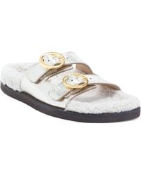 TJ Maxx - Leather Platform Heeled Sandals For Leather - Lyst