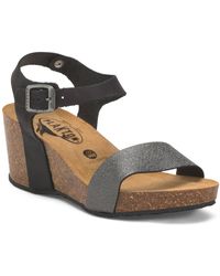TJ Maxx - Leather Brissa Comfort Footbed Sandals For - Lyst