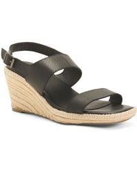 TJ Maxx - Leather Hartley Wedge Comfort Sandals For - Lyst