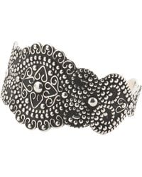 TJ Maxx - Sterling Plated Scroll Cuff Bracelet - Lyst