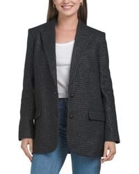 TJ Maxx - Recycled Wool Blend Viva Car Shimmer Blazer For Polyester/Wool/Viscose - Lyst