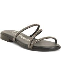 TJ Maxx - Leather Braided Slide Sandals For - Lyst