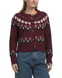 TJ Maxx - Button Front Cardigan, Polyester/Acrylic - Lyst