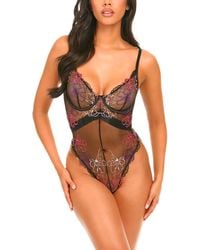 TJ Maxx - Leanna Teddy Bodysuit For Nylon/Spandex - Lyst