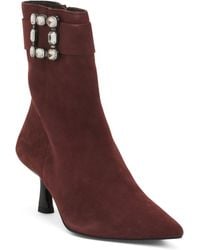 TJ Maxx - Suede Eishi Kitten Heel Booties For - Lyst
