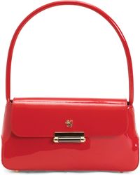 TJ Maxx - Patent Leather Baguette Satchel For Leather - Lyst