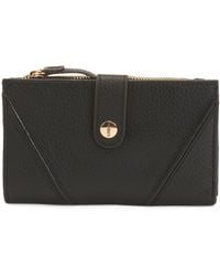 TJ Maxx - Leather Small Zip Wallet, Leather - Lyst