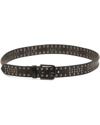 TJ Maxx - Leather Stud Embellished Belt - Lyst