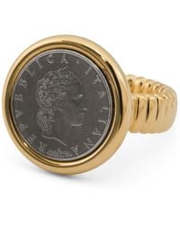 TJ Maxx - 14Kt Lire Coin Ring For - Lyst