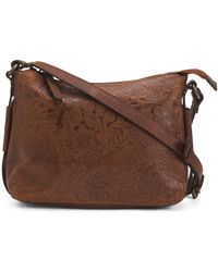 TJ Maxx - Leather Crossbody Gusset Belt Detail For - Lyst