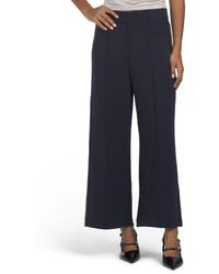TJ Maxx - Pull On Wide Leg Pants With Pintuck Seams For Spandex/Polyester/Rayon - Lyst