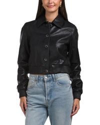 TJ Maxx - Leather Aila Jacket For Nylon/Polyester/Leather - Lyst