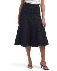 TJ Maxx - Seamed Midi Skirt For Spandex/Cotton/Polyester - Lyst