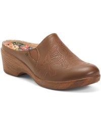 TJ Maxx - Leather Sereniti Comfort Clogs For - Lyst