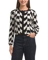TJ Maxx - Printed Cardigan, Nylon/Polyester/Viscose - Lyst