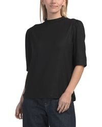 TJ Maxx - Mock Neck Tight Elbow Sleeve Top For Spandex/Rayon - Lyst