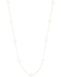 TJ Maxx - 14Kt Mother Of Pearl Clover Necklace - Lyst
