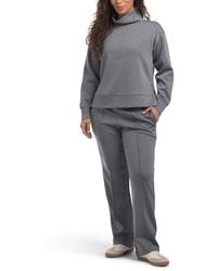 TJ Maxx - 2Pc Cowl Neck Top And Wide Leg Pants Set, Spandex/Polyester/Rayon - Lyst