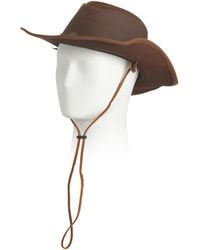 TJ Maxx - Cow Leather Split Shotgun Western Hat For - Lyst