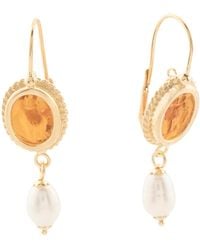 TJ Maxx - 18Kt Plated Dancing Angels Venetian Glass Earrings For - Lyst