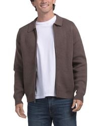 TJ Maxx - Full Zip Collared Sweater Jacket For Nylon/Polyester/Viscose - Lyst