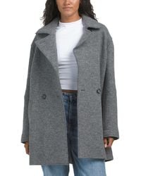 TJ Maxx - Italian Wool Blend Short Double Breasted Jacket, Wool/Viscose - Lyst