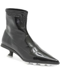 TJ Maxx - Patent Leather Naplak Ankle Kitten Heel Booties For - Lyst