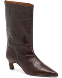 TJ Maxx - Leather High Shaft Boots With Wrapped Heels For - Lyst
