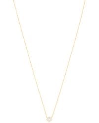 TJ Maxx - 18Kt Plated Sterling Tiny Dira Pendant Necklace, Diamond - Lyst